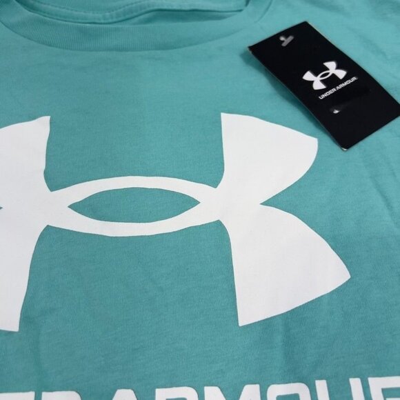 Under Armour UA Rival Logo T-Shirt - NWT Sz. M Women's - Picture 2 of 9